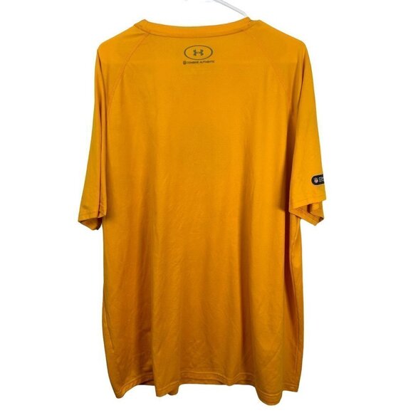 NFL Under Armour, Steelers yellow short sleeve T-shirt, size 2XL - Picture 4 of 6